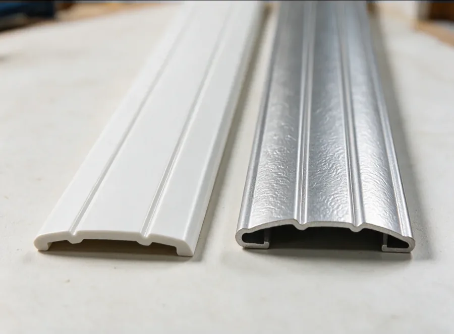 Lama de PVC y lama de aluminio comparadas para una persiana nueva en Coslada